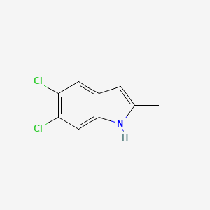molecular formula C9H7Cl2N B1339117 5,6-dichloro-2-methyl-1H-indole CAS No. 479422-03-2