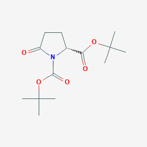 (R)-Di-tert-butyl 5-oxopyrrolidine-1,2-dicarboxylate