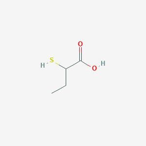molecular formula C4H8O2S B1339141 2-Mercaptobutyric acid CAS No. 26473-48-3