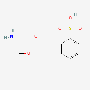 molecular formula C10H13NO5S B13391418 (S)-3-Aminooxetan-2-one 4-methylbenzenesulfonate 