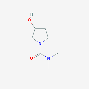 molecular formula C7H14N2O2 B13391431 3-hydroxy-N,N-dimethylpyrrolidine-1-carboxamide 