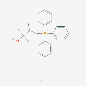 molecular formula C24H28IOP B13391443 (3-Hydroxy-2,3-dimethylbutyl)-triphenylphosphanium;iodide 