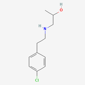 molecular formula C11H16ClNO B1339152 1-((4-Chlorophenethyl)amino)propan-2-ol CAS No. 847063-13-2