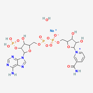 molecular formula C21H29N7NaO18P3 B13391561 NADP (sodium hydrate) 