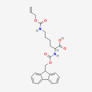 molecular formula C25H28N2O6 B13391632 N2-Fmoc-N6-[(allyloxy)carbonyl]-L-lysine 