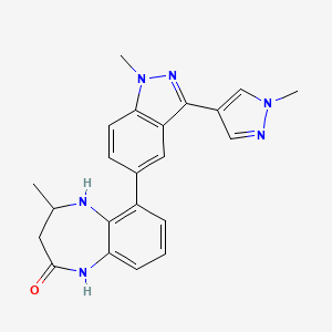 molecular formula C22H22N6O B13391650 Cpi637;cpi 637 