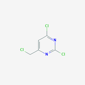 molecular formula C5H3Cl3N2 B1339168 2,4-二氯-6-(氯甲基)嘧啶 CAS No. 94170-66-8