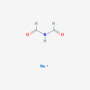 molecular formula C2H3NNaO2+ B13391714 Sodium diformamide 
