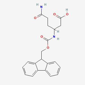 molecular formula C21H22N2O5 B13391732 Fmoc-beta-hogln-oh 