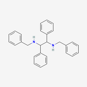 molecular formula C28H28N2 B13391739 N,N'-dibenzyl-1,2-diphenylethane-1,2-diamine CAS No. 24431-19-4