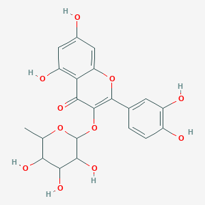 molecular formula C21H20O11 B13391747 Quercetin 3-O-rhamnoside 