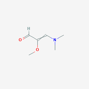 molecular formula C6H11NO2 B13391779 3-(Dimethylamino)-2-methoxyacrylaldehyde 