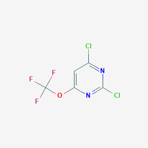 molecular formula C5HCl2F3N2O B1339179 2,4-Dichloro-6-(trifluoromethoxy)pyrimidine CAS No. 137161-20-7