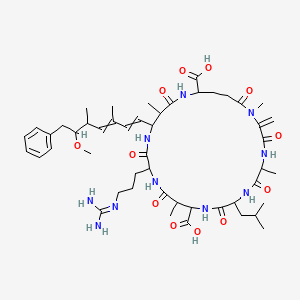 molecular formula C49H74N10O12 B13391792 Cyanoginosin-LR;MC-LR;Toxin T 17 (Microcystis aeruginosa) 