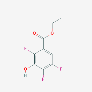 molecular formula C9H7F3O3 B1339180 Ethyl 2,4,5-trifluoro-3-hydroxybenzoate 