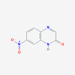 molecular formula C8H5N3O3 B1339182 7-硝基-2(1H)-喹喔啉酮 CAS No. 89898-96-4