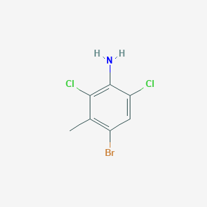 molecular formula C7H6BrCl2N B1339183 4-Bromo-2,6-dichloro-3-methylaniline CAS No. 62406-68-2