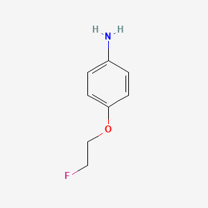 molecular formula C8H10FNO B1339196 4-(2-Fluoroethoxy)aniline CAS No. 1547-12-2