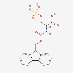 molecular formula C18H18NO8P B13391960 Fmoc-Ser(POH)-OH 