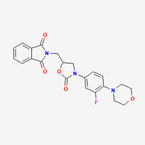 molecular formula C22H20FN3O5 B13391967 rac-Deacetamide Linezolid Phthalimide 