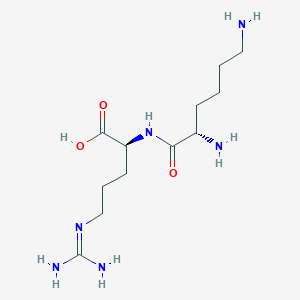 molecular formula C12H26N6O3 B1339198 Lys-Arg CAS No. 29586-66-1