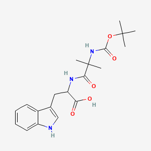 molecular formula C20H27N3O5 B13392024 Boc-alpha-Isobutyric acid-D-tryptophan 