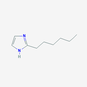 molecular formula C9H16N2 B1339207 2-Hexyl-1H-imidazole CAS No. 61237-15-8