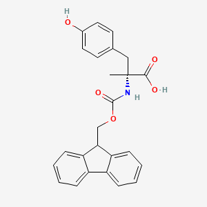 molecular formula C25H23NO5 B13392142 Fmoc-alpha-methyl-D-Tyr 