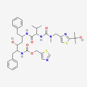 molecular formula C37H48N6O6S2 B13392158 Hydroxyritonavir (M2) 