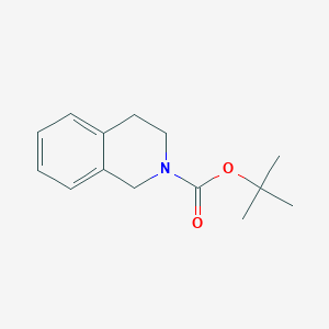 molecular formula C14H19NO2 B1339217 2(1H)-Isoquinolinecarboxylic acid, 3,4-dihydro-, 1,1-dimethylethyl ester CAS No. 138350-92-2