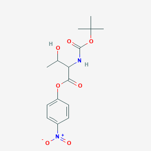 molecular formula C15H20N2O7 B13392197 Boc-L-threonine 4-nitrophenyl ester 