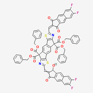 molecular formula C74H42F4N2O12S2 B13392206 Aminopeptidase CAS No. 9031-94-1