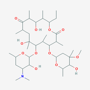molecular formula C37H67NO12 B13392225 Erythromycin, 12-deoxy- 