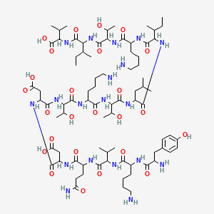 molecular formula C80H137N19O25 B13392238 Tyr-Leptin (26-39) (human) 