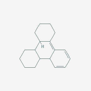 molecular formula C18H24 B13392272 1,2,3,4,4a,4b,5,6,7,8,8a,8b-Dodecahydrotriphenylene 