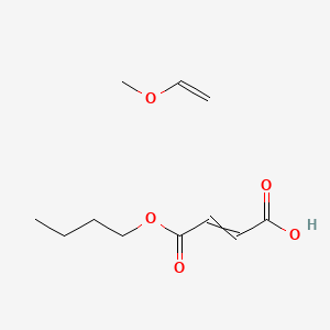 molecular formula C11H18O5 B13392274 4-Butoxy-4-oxobut-2-enoic acid;methoxyethene CAS No. 54578-91-5