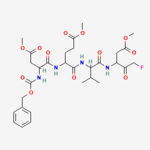 molecular formula C30H41FN4O12 B13392285 Caspase-3 Inhibitor 