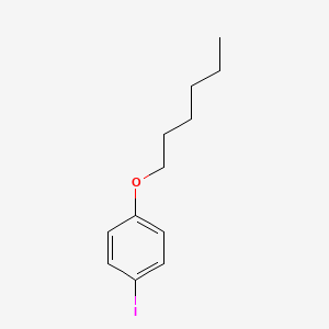 molecular formula C12H17IO B1339230 Benzene, 1-(hexyloxy)-4-iodo- CAS No. 85557-94-4