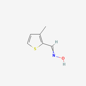 molecular formula C6H7NOS B13392315 3-Methylthiophene-2-carbaldehyde oxime 