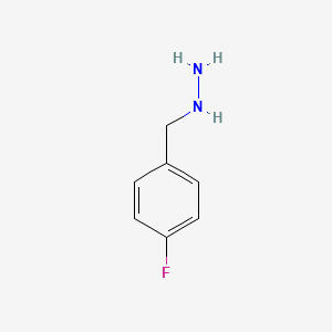B1339234 (4-Fluorobenzyl)hydrazine CAS No. 699-05-8