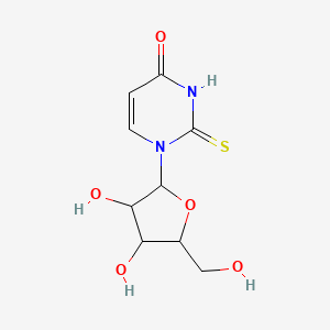 molecular formula C9H12N2O5S B13392357 4-hydroxy-1-pentofuranosylpyrimidine-2(1H)-thione 