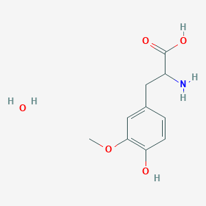 molecular formula C10H15NO5 B13392407 3-Methoxy-L-tyrosine Dihydrate 