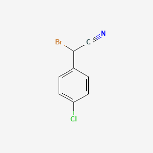 molecular formula C8H5BrClN B1339241 2-Bromo-2-(4-chlorophenyl)acetonitrile CAS No. 53731-99-0