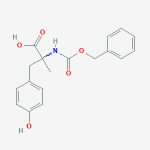 molecular formula C18H19NO5 B13392422 Cbz-alpha-methyl-D-Tyr 