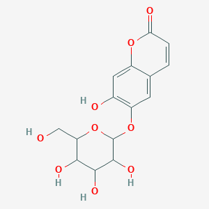 molecular formula C15H16O9 B13392439 7-Hydroxy-2-oxo-2H-chromen-6-yl hexopyranoside 
