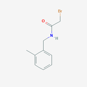 molecular formula C10H12BrNO B1339247 2-Bromo-N-(2-methylbenzyl)acetamide CAS No. 1226029-96-4