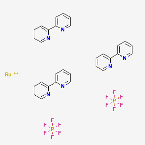 molecular formula C30H24F12N6P2Ru B1339250 三(2,2'-联吡啶)钌双(六氟磷酸盐) CAS No. 60804-74-2