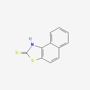 molecular formula C11H7NS2 B13392564 Naphtho[1,2-d]thiazole-2(1H)-thione CAS No. 4845-64-1