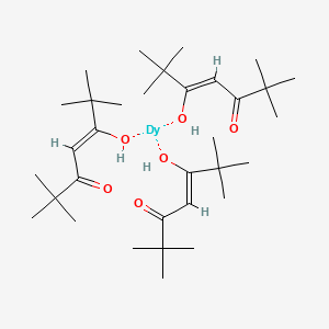 molecular formula C33H60DyO6 B13392631 Tris(2,2,6,6-tetramethyl-3,5-heptanedionato)dysprosium 