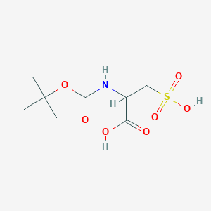 molecular formula C8H15NO7S B13392642 N-(Tert-butoxycarbonyl)-3-sulfoalanine- 